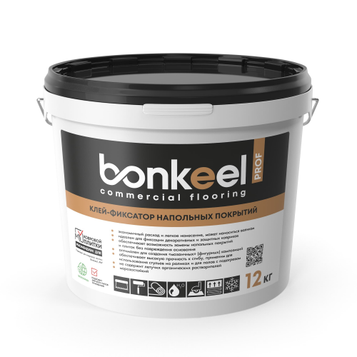 Клей-фиксатор для напольных покрытий Bonkeel Prof 12кг